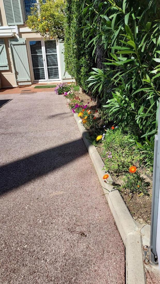 Rez-de-chaussée privatif spacieux 3* d'une villa centre ville Hyères Exterior foto